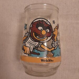 VTG 'Muppets in Space" Jelly Jar Glass